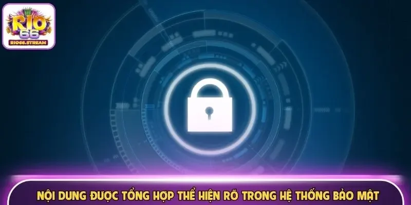 Nội dung được tổng hợp thể hiện rõ trong hệ thống bảo mật